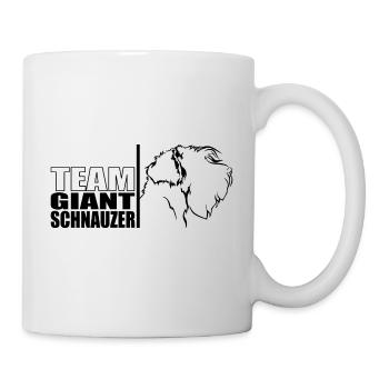 TEAM Giant Schnauzer Hunde Hund Wilsigns - Tasse - Weiß - Rechts