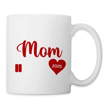 mom loading 2025 - Tasse - Weiß - Rechts