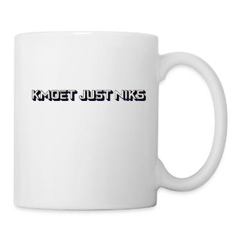 Kmoet just niks, Dialecte anversois Chemises - Mug blanc - blanc - Droite