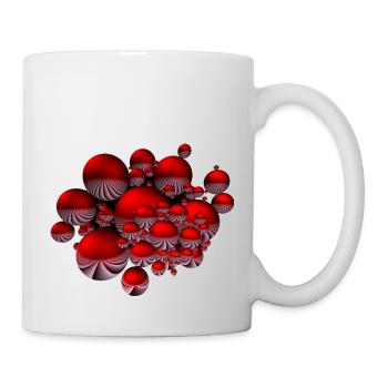 Shirt mit Kugel-Design - Tasse - Weiß - Rechts