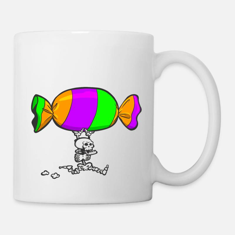 Halloween Skelett 2 - Tasse - Weiß