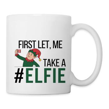 TAKE A #ELFIE - Tasse - Weiß - Rechts