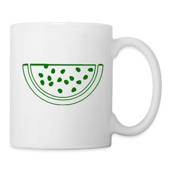 Pastèque - Mug blanc - blanc - Droite