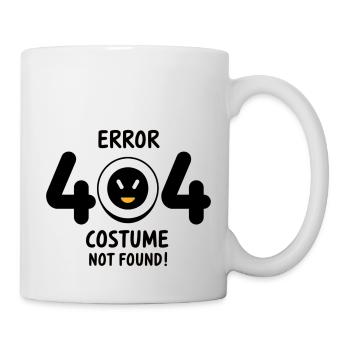 Error 404 Costume not found - Tasse - Weiß - Rechts