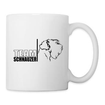 TEAM Schnauzer Hunde Hund Wilsigns - Tasse - Weiß - Rechts