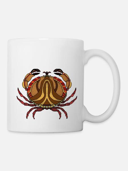Krebs - Tasse - Weiß