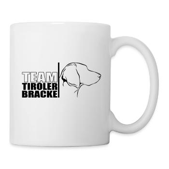 TEAM Tiroler Bracke Hunde Hund Wilsigns - Tasse - Weiß - Rechts