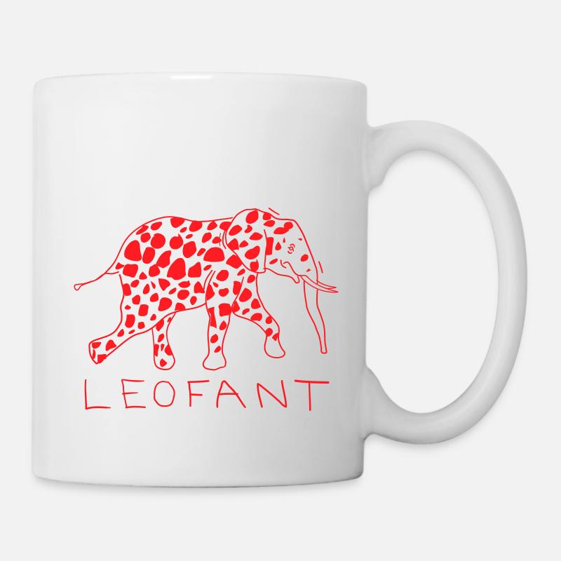 Leofant - Tasse - Weiß