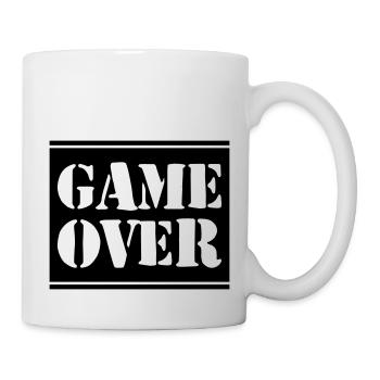 Game Over - Tasse - Weiß - Rechts