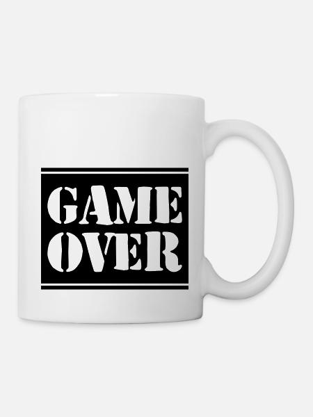 Game Over - Tasse - Weiß