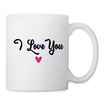 BONNE FÊTE. COEUR. BONNE FÊTE MAMAN. MAMAN - Mug blanc - blanc - Droite