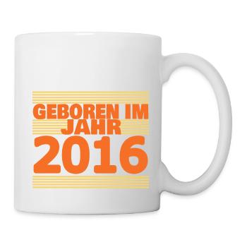 Born in 2016 - Mug - white - Right