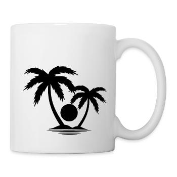 Surfing Surfboard Surfer Wassersport - Tasse - Weiß - Rechts