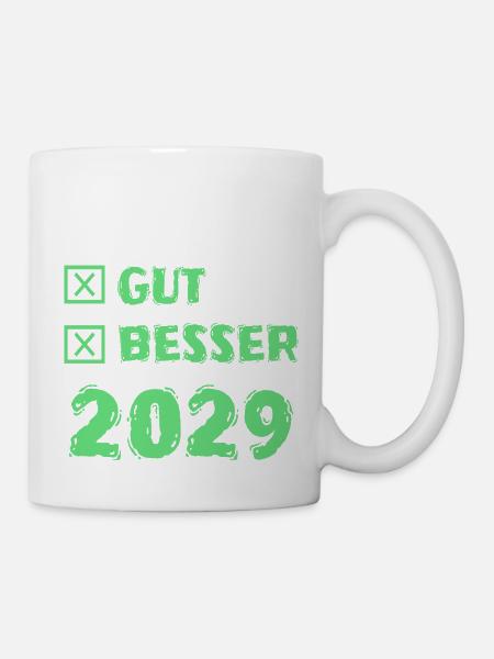 Jahr 2029 - Tasse - Weiß