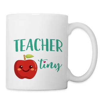 Teacher of Tiny Humans Pre-K & Kindergarten Gift - Mug - white - Right