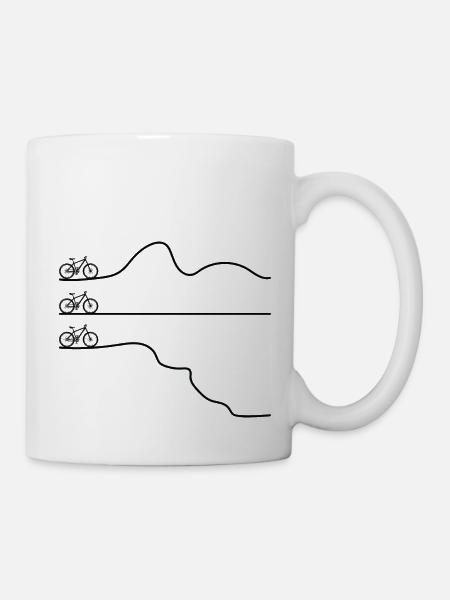 VTT Sports Vélo - Mug blanc - blanc