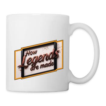 Wie Legenden geboren werden - Tasse - Weiß - Rechts