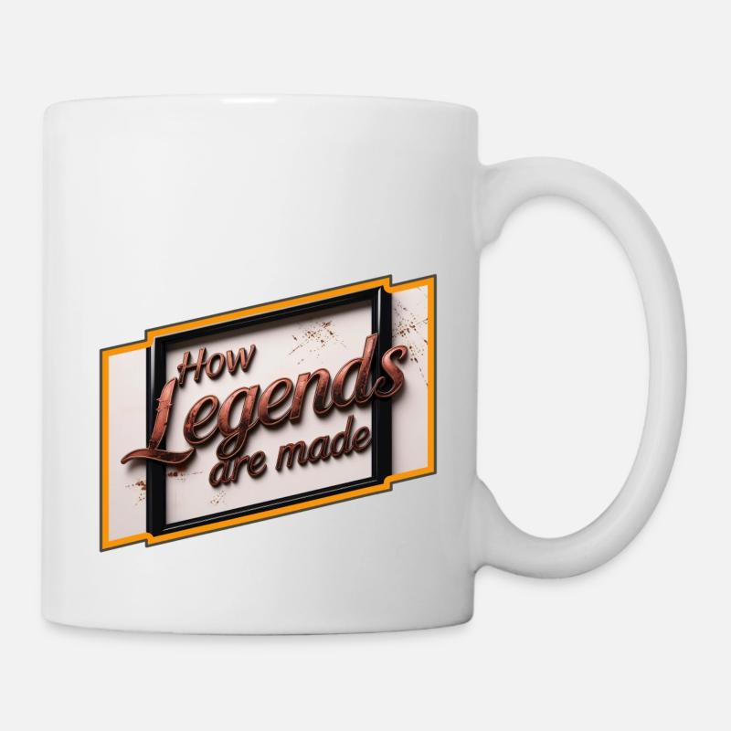 Wie Legenden geboren werden - Tasse - Weiß