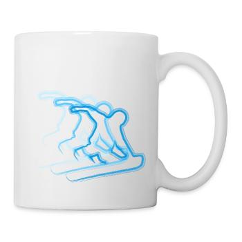 Snowboard - Mug - white - Right