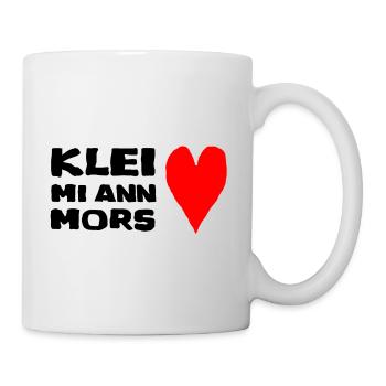 Moin Anker Lieb sein Style - Küsste Liebe - Mug blanc - blanc - Droite