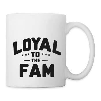 Loyal zur Familie - Tasse - Weiß - Rechts