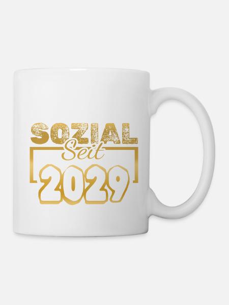 seit 2029 - Tasse - Weiß