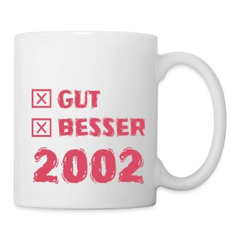 Gut 2002 - Tasse - Weiß - Rechts