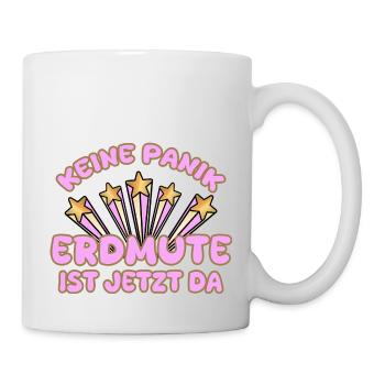 Frauenname Erdmute - Tasse - Weiß - Rechts