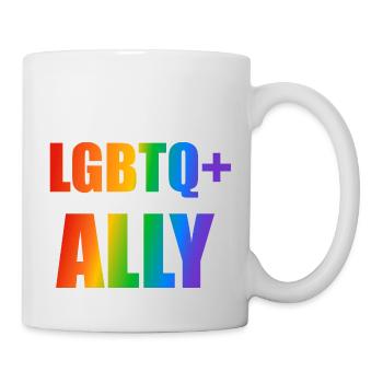 LGBTQ-Verbündeter - Tasse - Weiß - Rechts