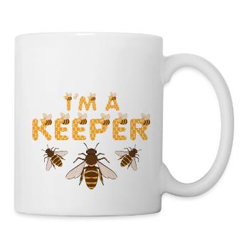 I'm A Keeper Beekeeper Apiarist Beekeeping - Tasse - Weiß - Rechts