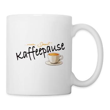 My Sport Pause Café Noir - Mug blanc - blanc - Droite