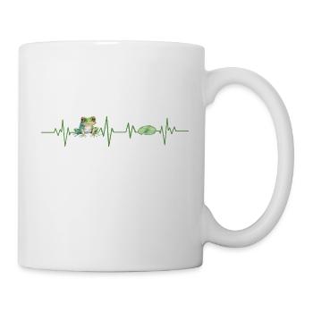 Frog heartbeat - Mug - white - Right