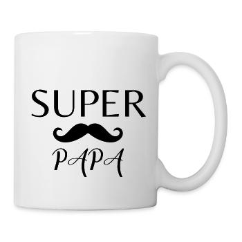 Super Papa - Mug blanc - blanc - Droite