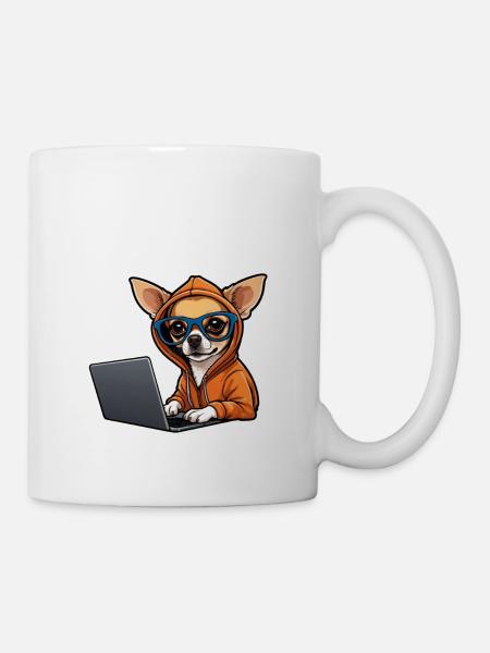 Chihuahua Nerd - Tasse - Weiß