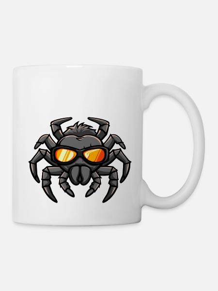 Tarantula Comic Cool - Tasse - Weiß