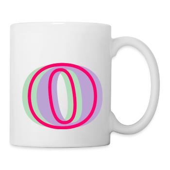 Multicolored letter o - Mug - white - Right