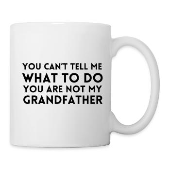 MY GRANDFATHER - Mug blanc - blanc - Droite