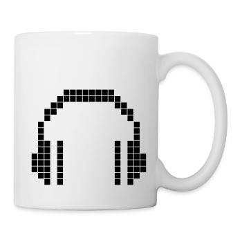 8 BIT Headphones - Mug - white - Right