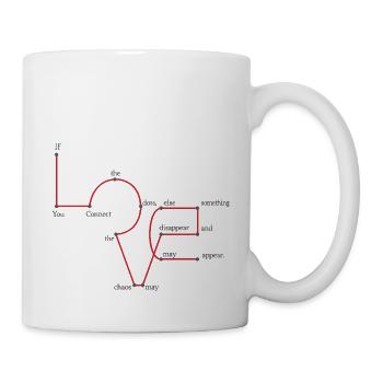 xoxo love you amore Flowers Women Valentine day 14 - Mug - white - Right