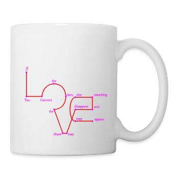 xoxo love you amore Flowers Women Valentine day 14 - Mug - white - Right