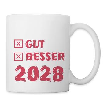 Gut 2028 - Tasse - Weiß - Rechts