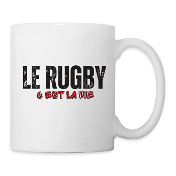 Rugby is life,Rugby,Rugbywoman,Rugbyman - Mug - white - Right