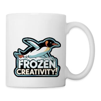T-SHIRT COOL, PINGUIN - Mug blanc - blanc - Droite