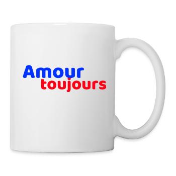 Liebe immer - Tasse - Weiß - Rechts