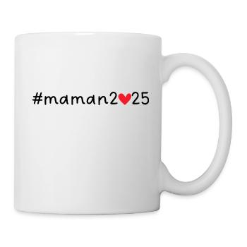 Maman 2025 - Mug blanc - blanc - Droite