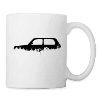 Overland 4x4 Offroad Design passend für Lada Niva - Tasse - Weiß - Rechts