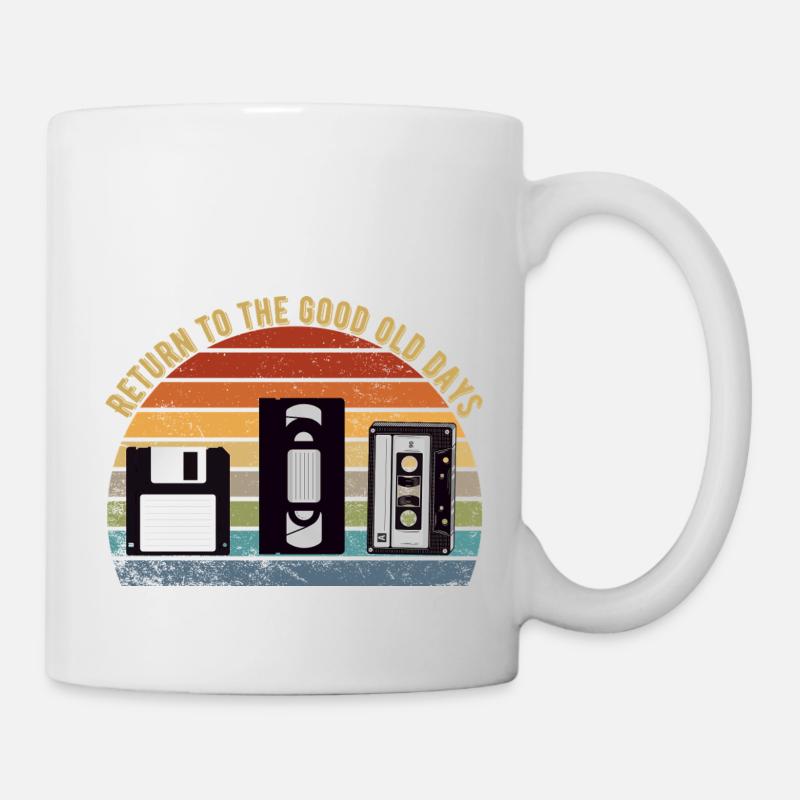 Nostalgie der 90er Jahre - Tasse - Weiß