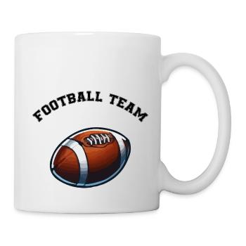 football team - Tasse - Weiß - Rechts