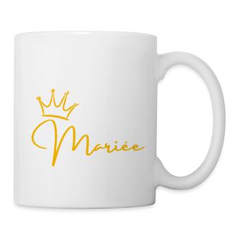 Bride's Witness Crown - Bride Gift - Mug - white - Right