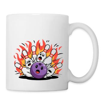 Bowling Destroys Bowling Bowling - Mug - white - Right